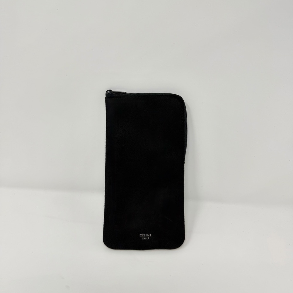 Celine Dark Navy Suede Sunglass Case Set - Picture 3 of 3